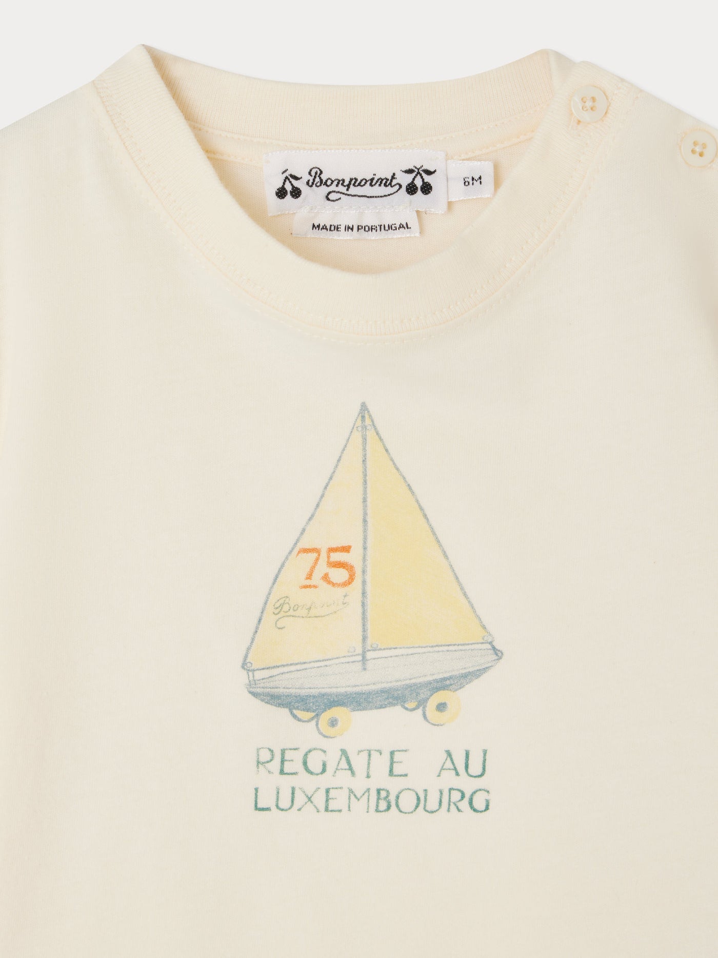 T-shirt Tom con stampa regata