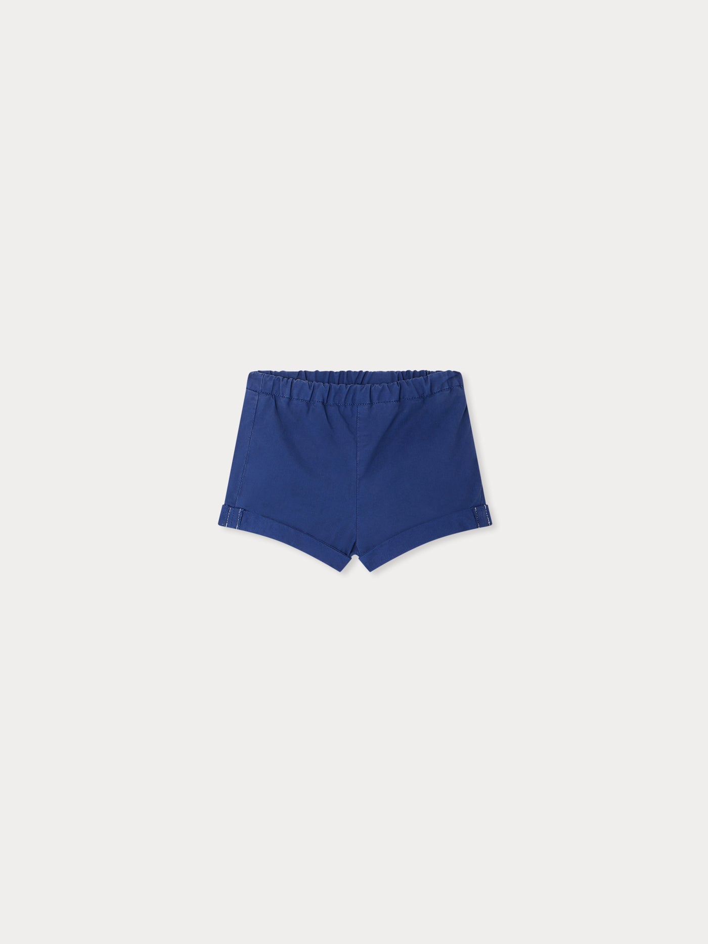 Pantaloni corti Ecady in popeline blu