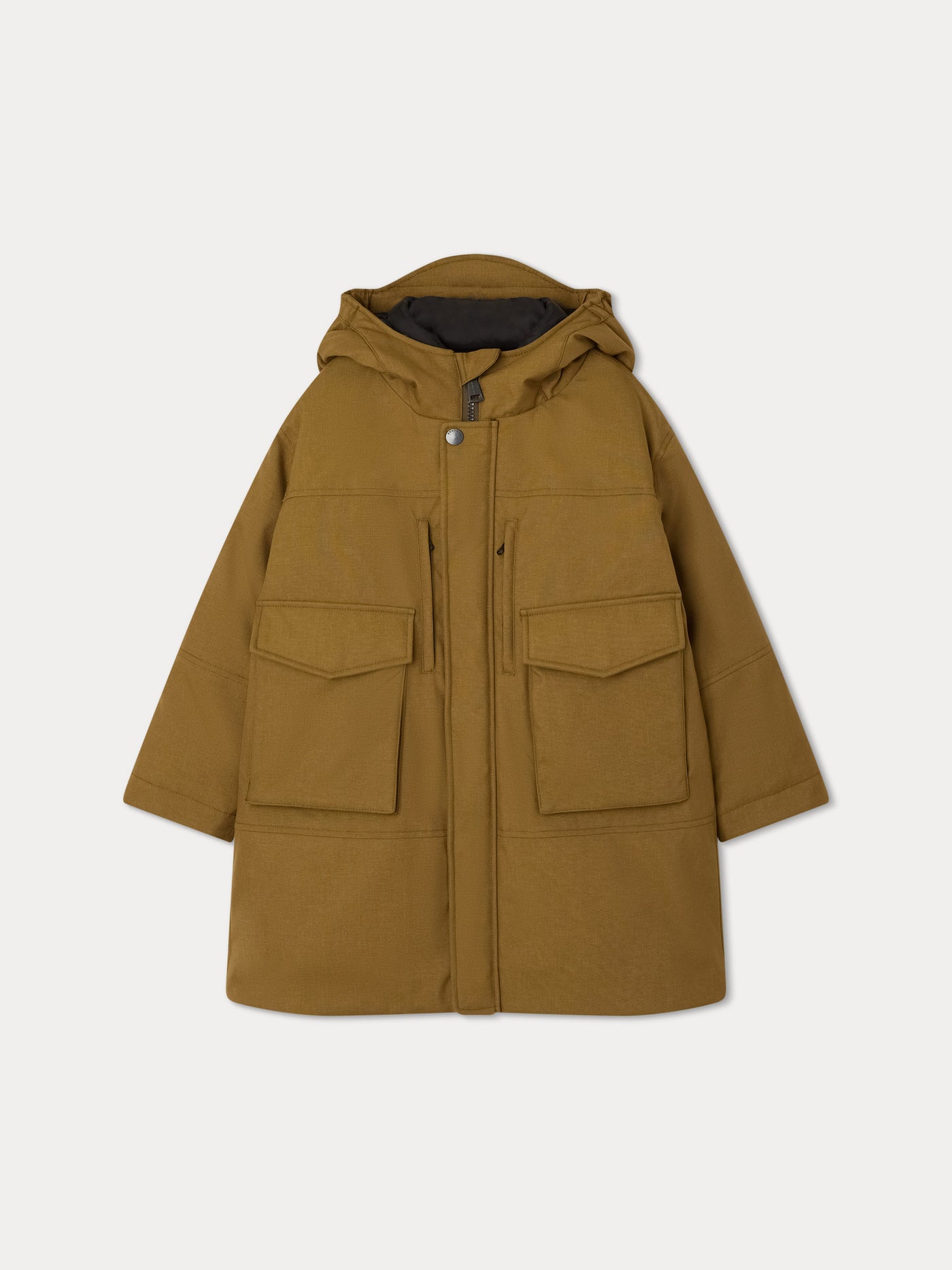 Parka Blizzard color kaki chiaro