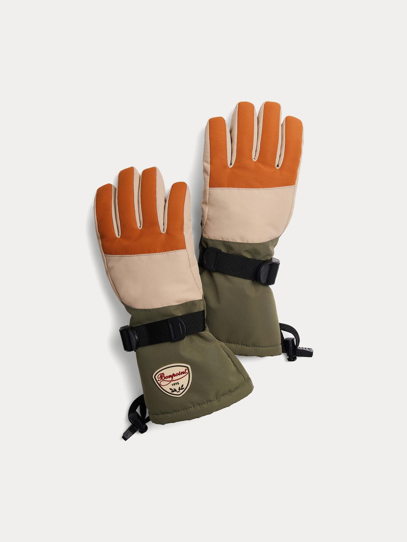 Didi dark brown ski gloves