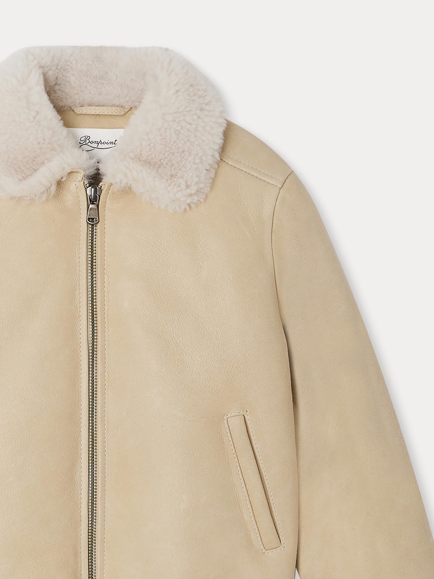 Giubbotto in shearling color cammello Darnel