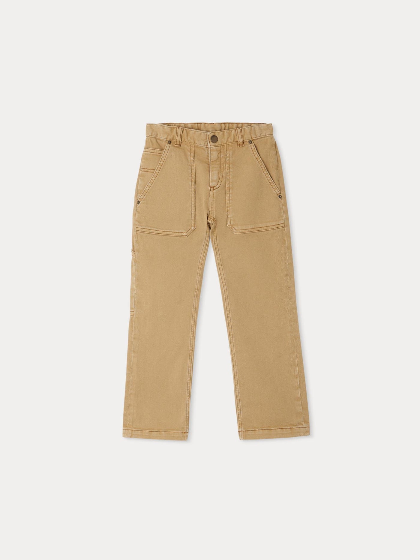 Pantaloni Gaël in denim beige