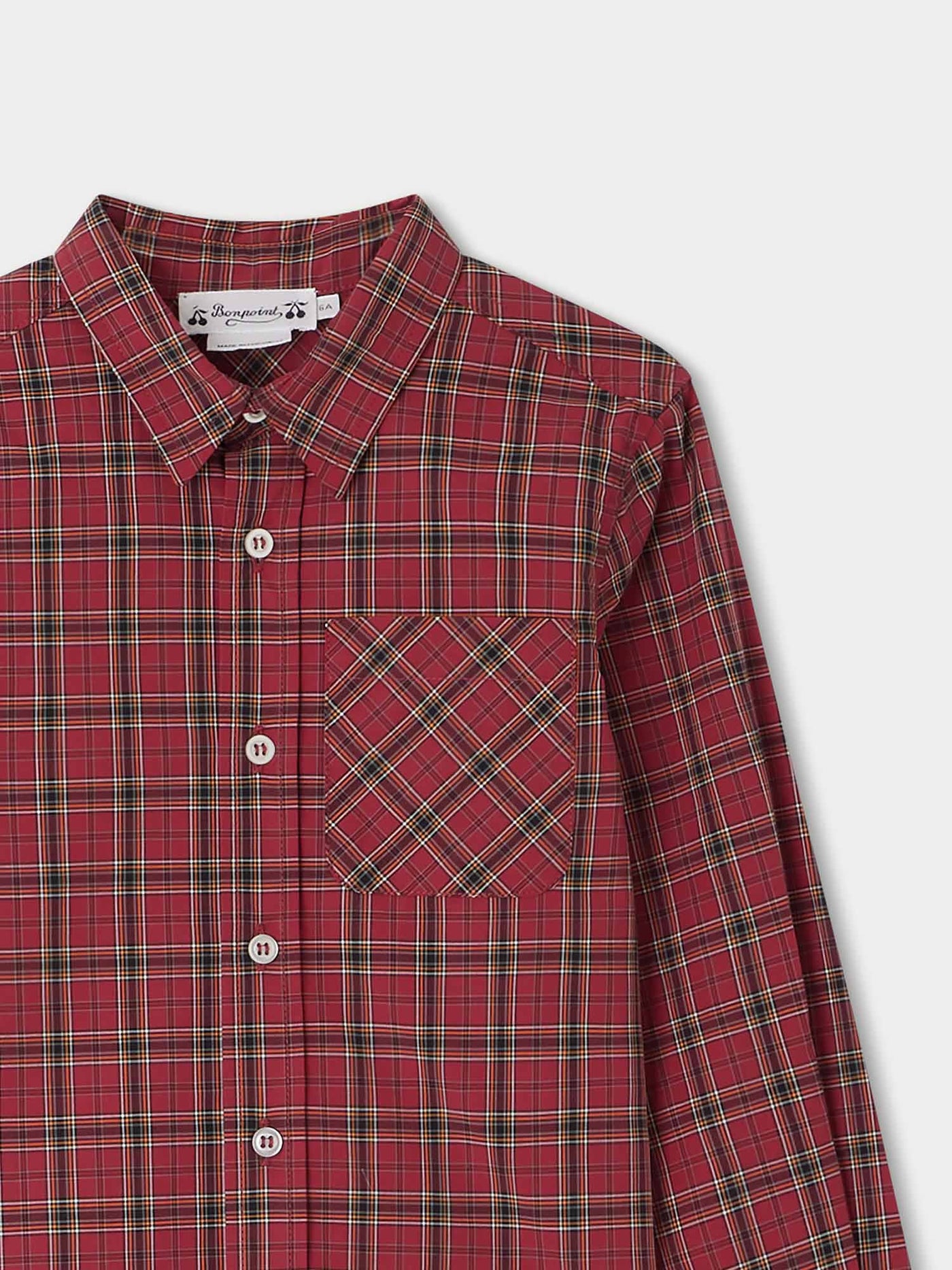 Tango checkered poplin shirt