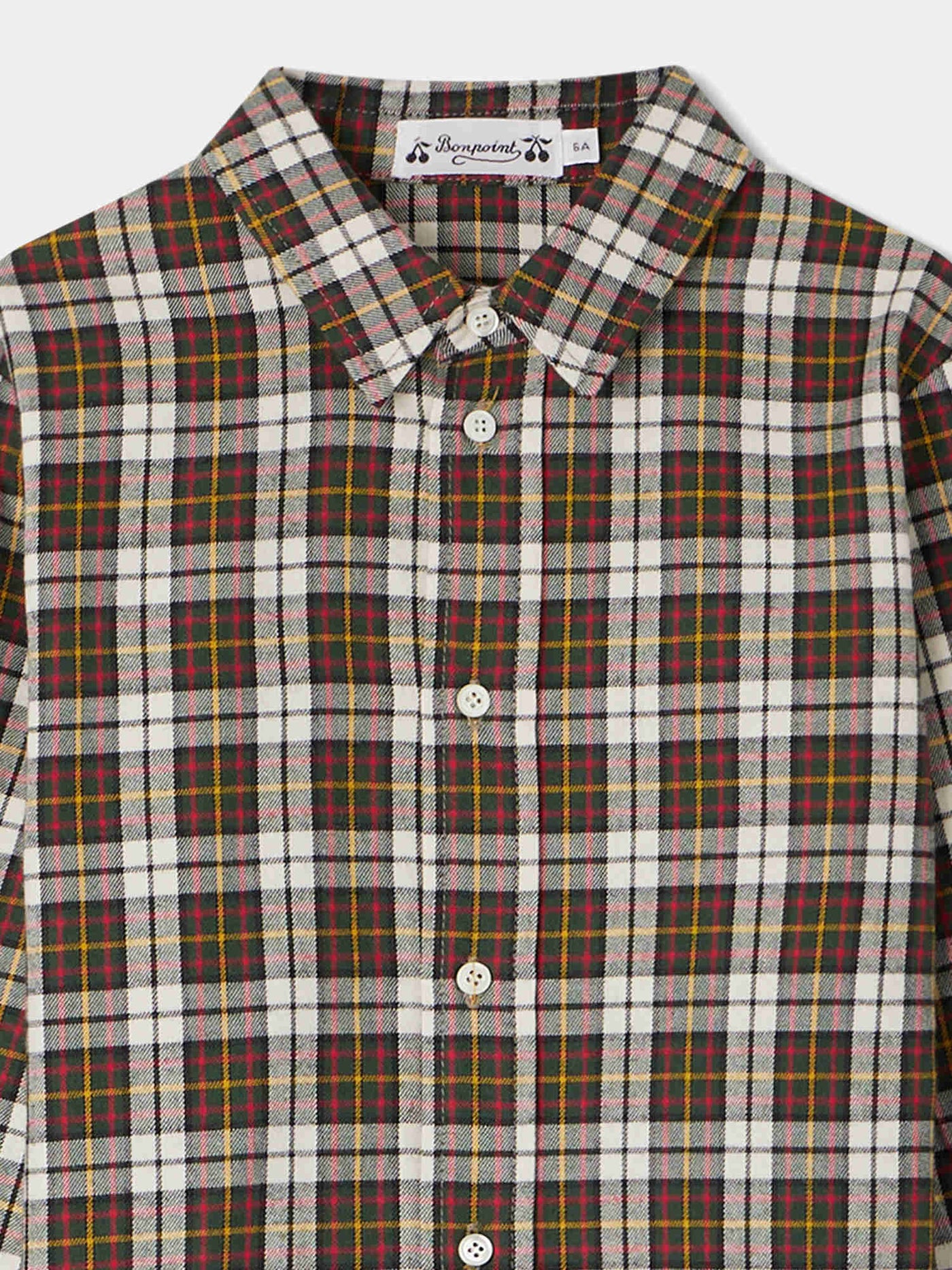 Camicia Daho con quadretti verdi