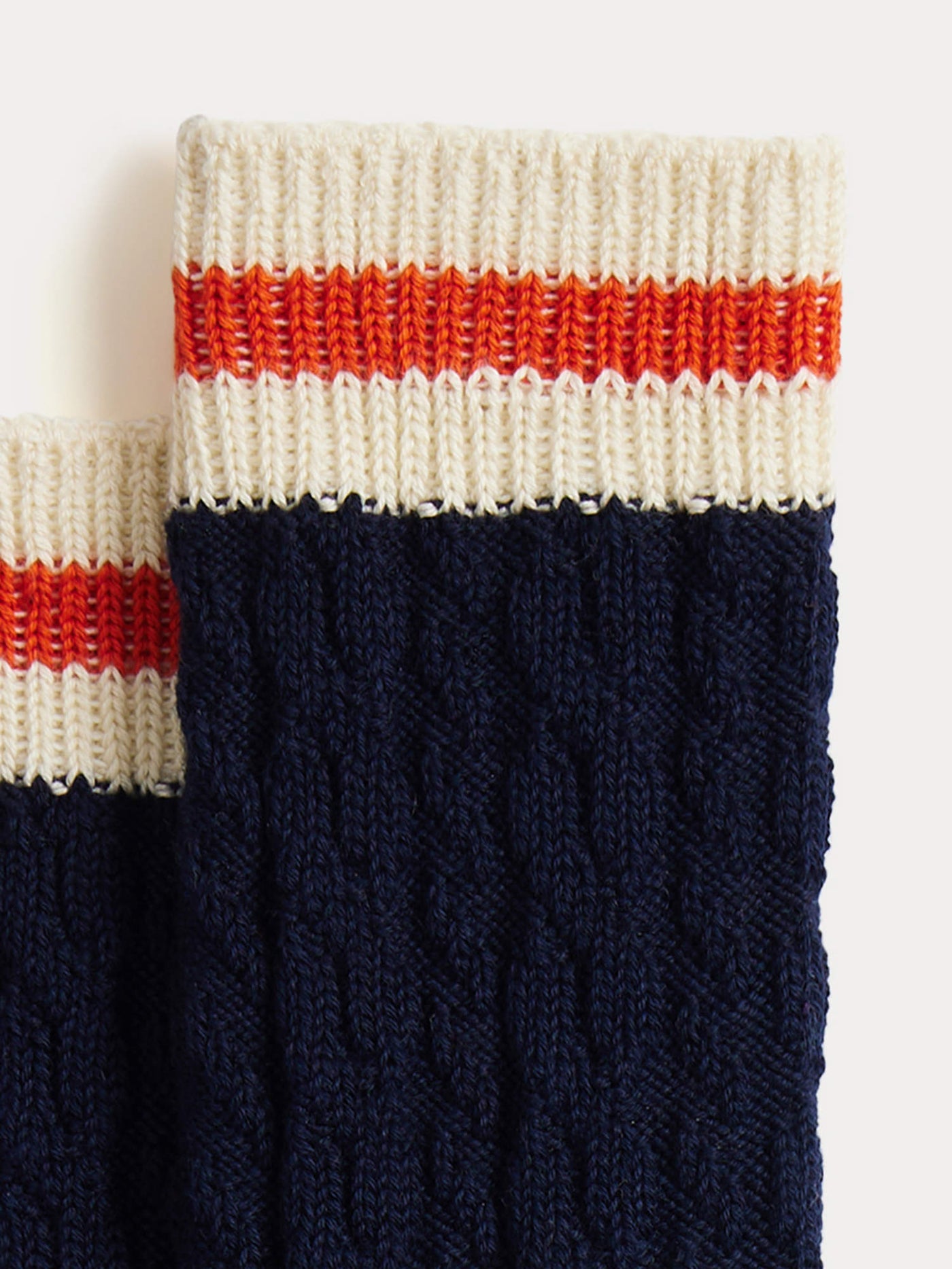 Gamil dark blue ribbed socks