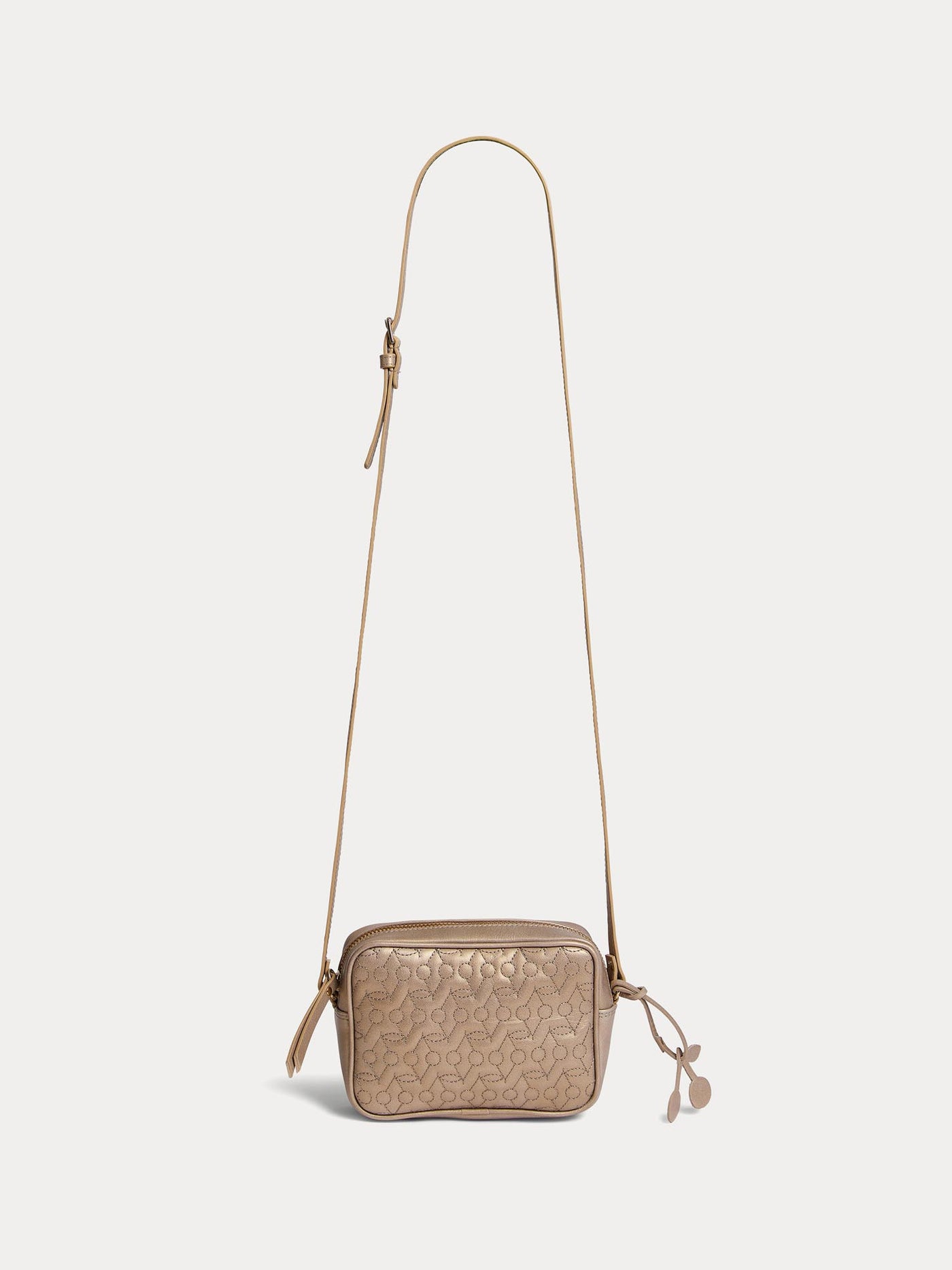 Alimos shoulder bag in gold leather