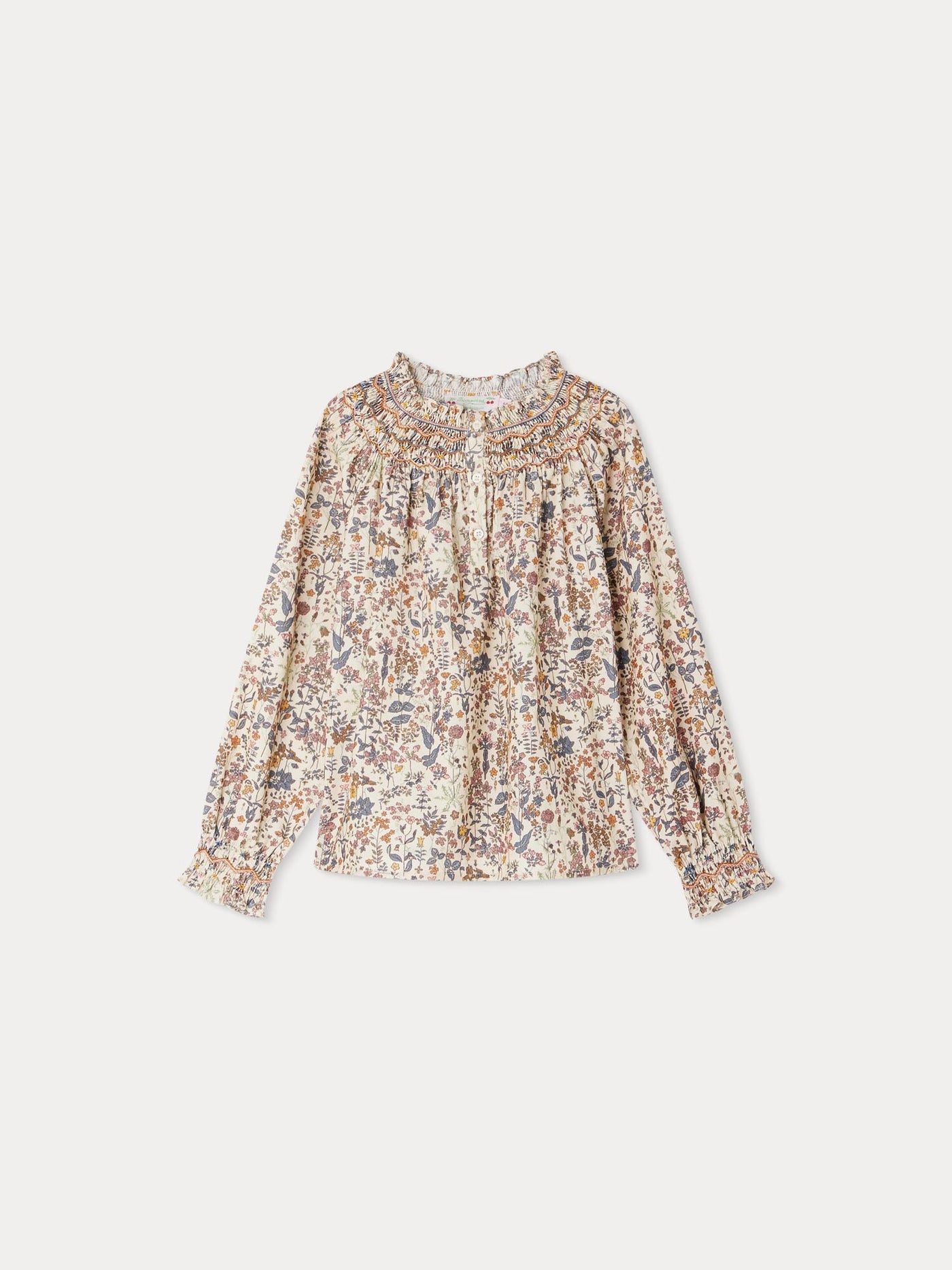 Blusa Pétale in tessuto Liberty smock