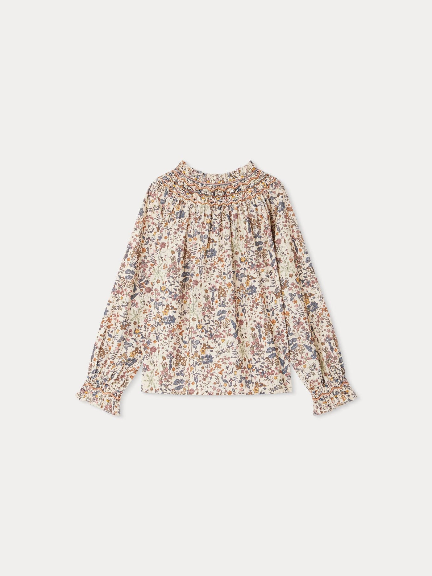 Blusa Pétale in tessuto Liberty smock