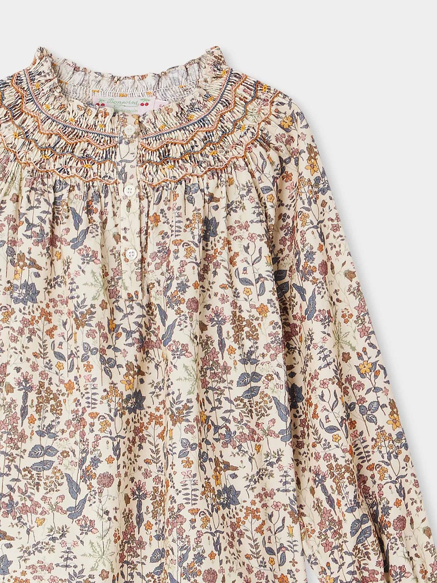 Blusa Pétale in tessuto Liberty smock