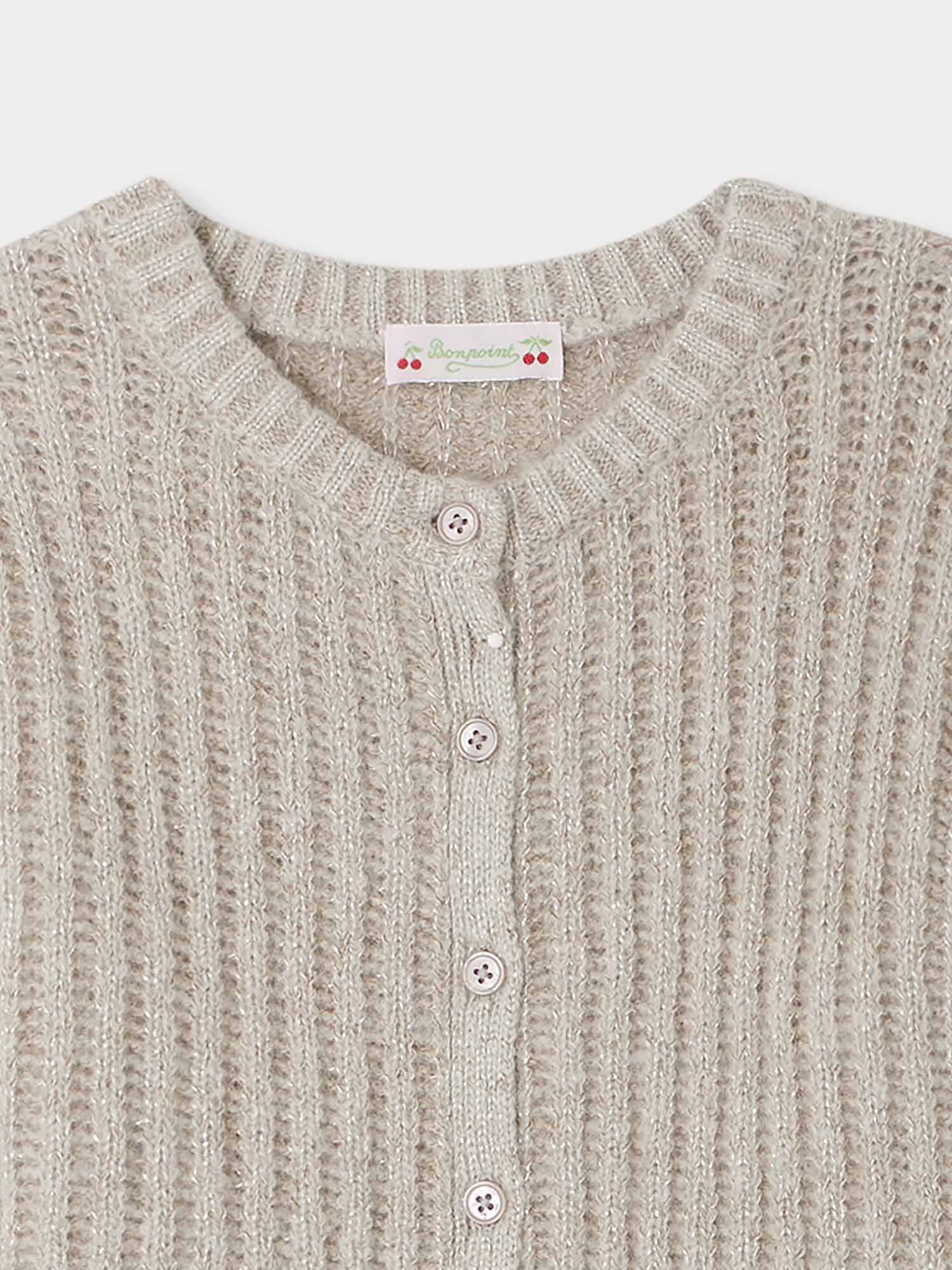 Bonpoint Grey selling Cashmere Cardigan