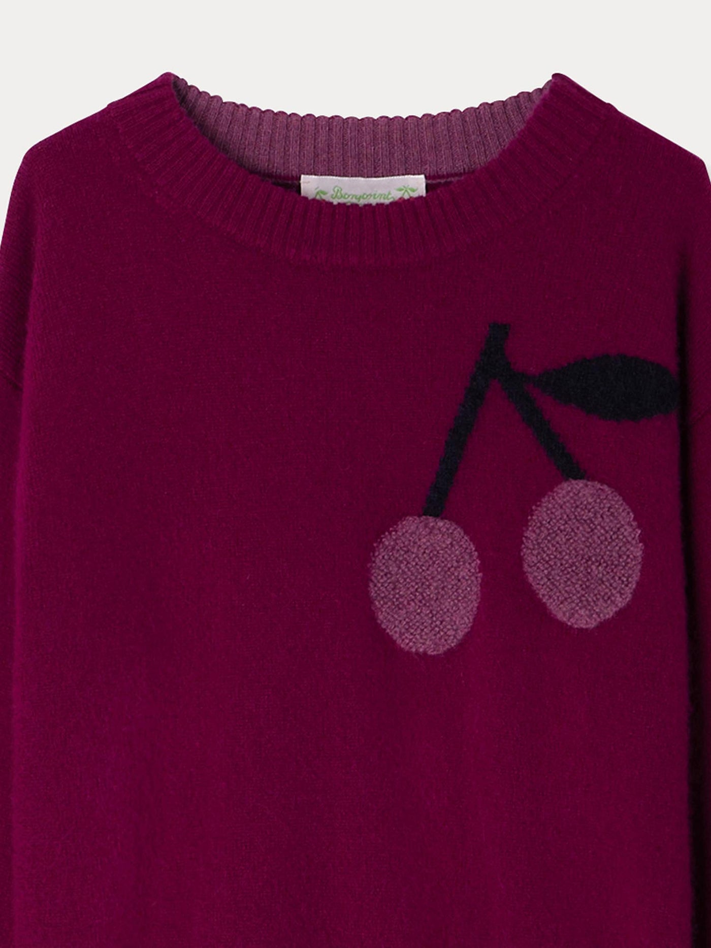 Maglione Anumati in cashmere viola