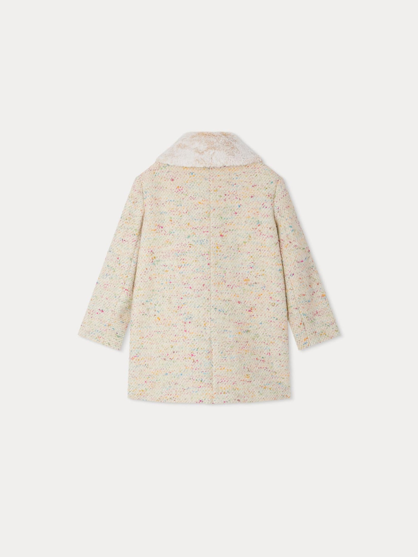 Cappotto Gloriane in lana multicolore