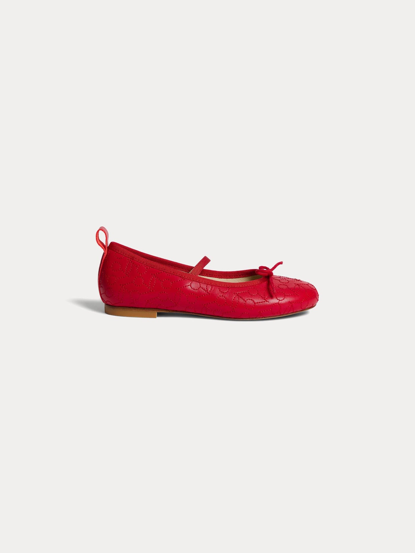 Ballerine in morbida pelle rossa