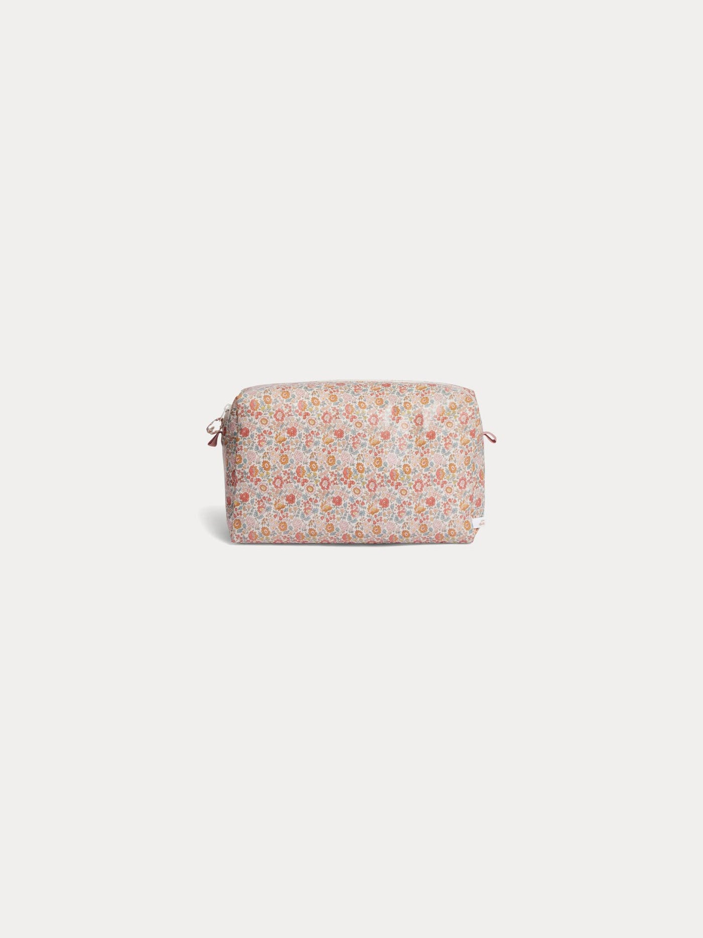 Case in orange coated Liberty fabric