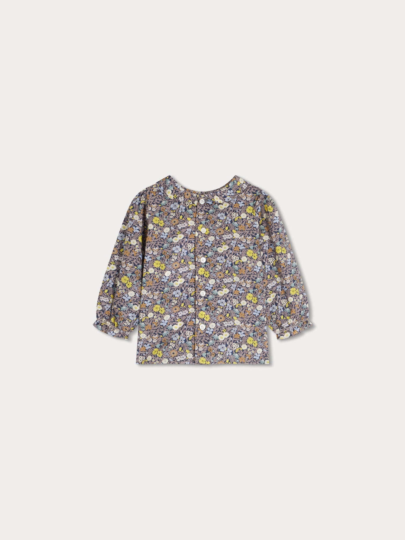 Blusa modello smock Julietti in tessuto Liberty