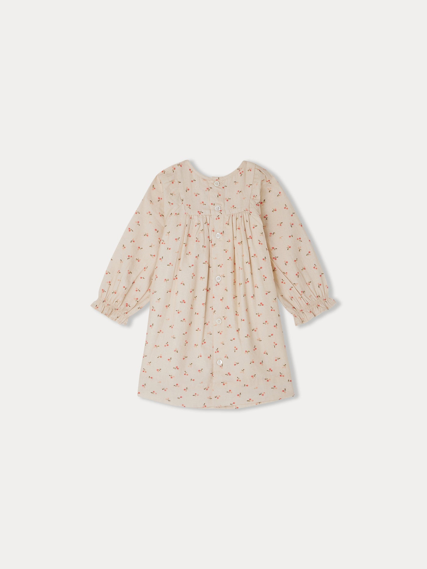 Taelia dress with pearly buttons