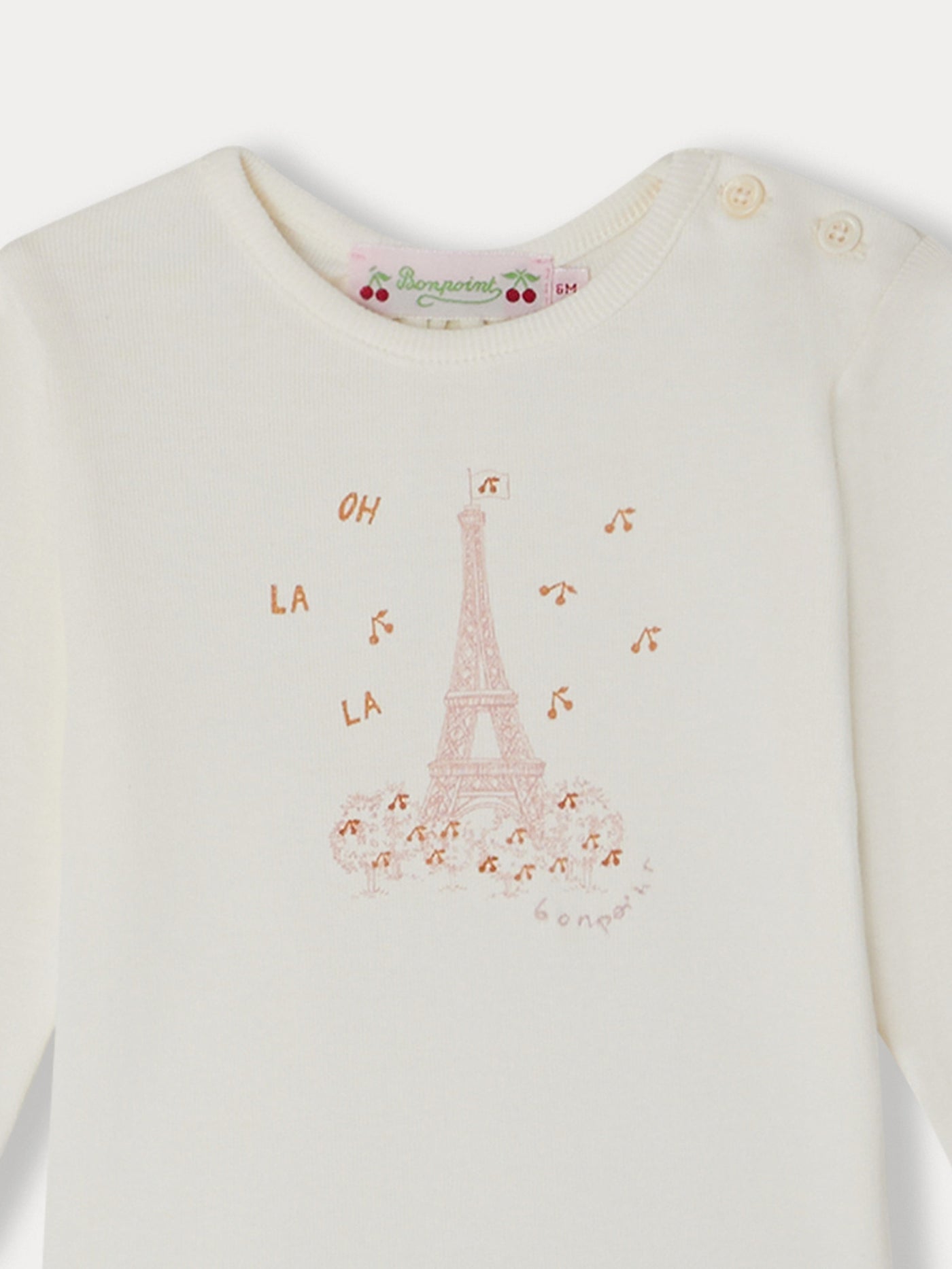 Tahsina T-shirt with Eiffel Tower pattern