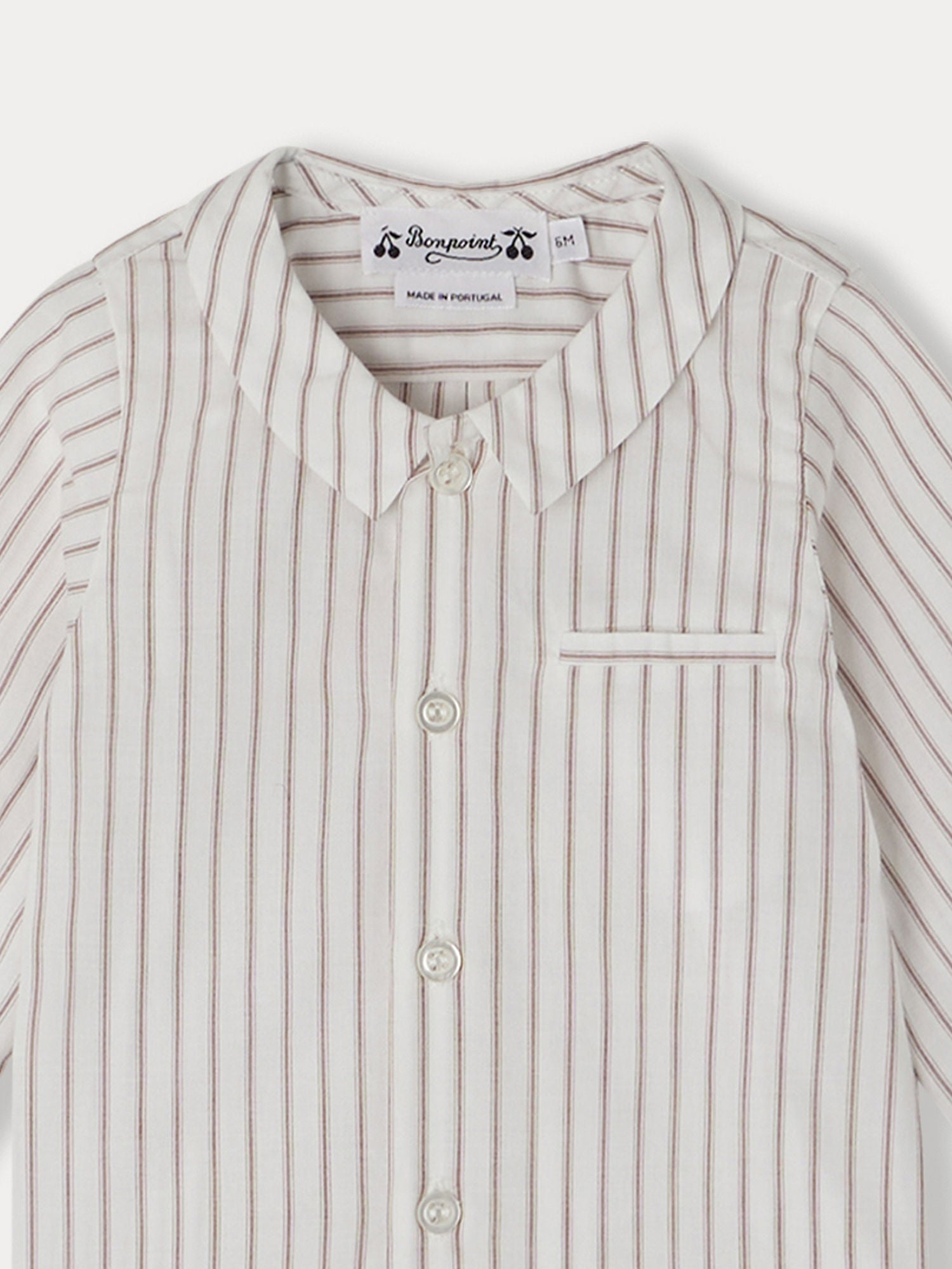 Beautiful Bonpoint Pinstripe Long-Sleeve shirt. shops Size 6A.