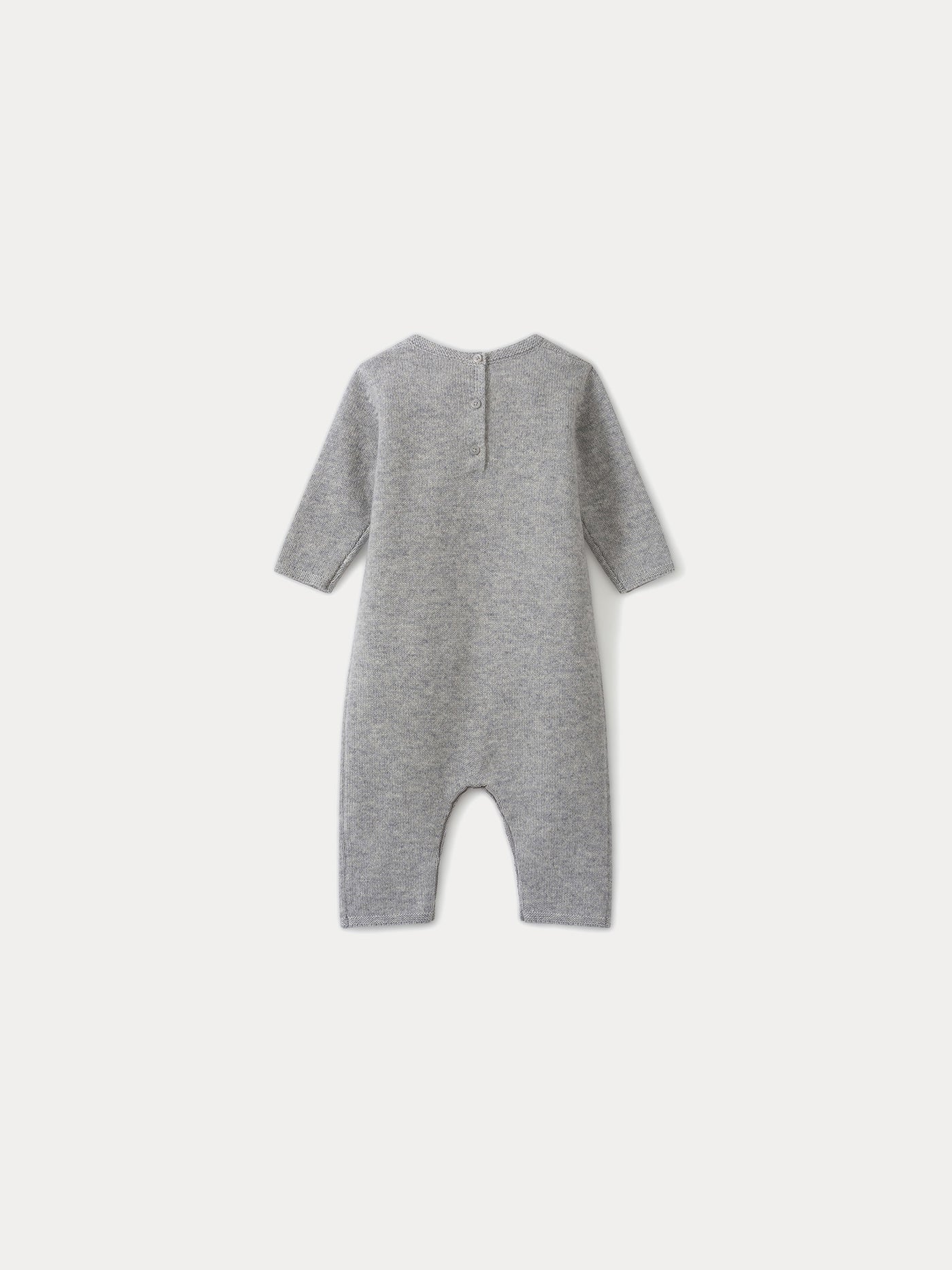 Babies' playsuit Heathered gray