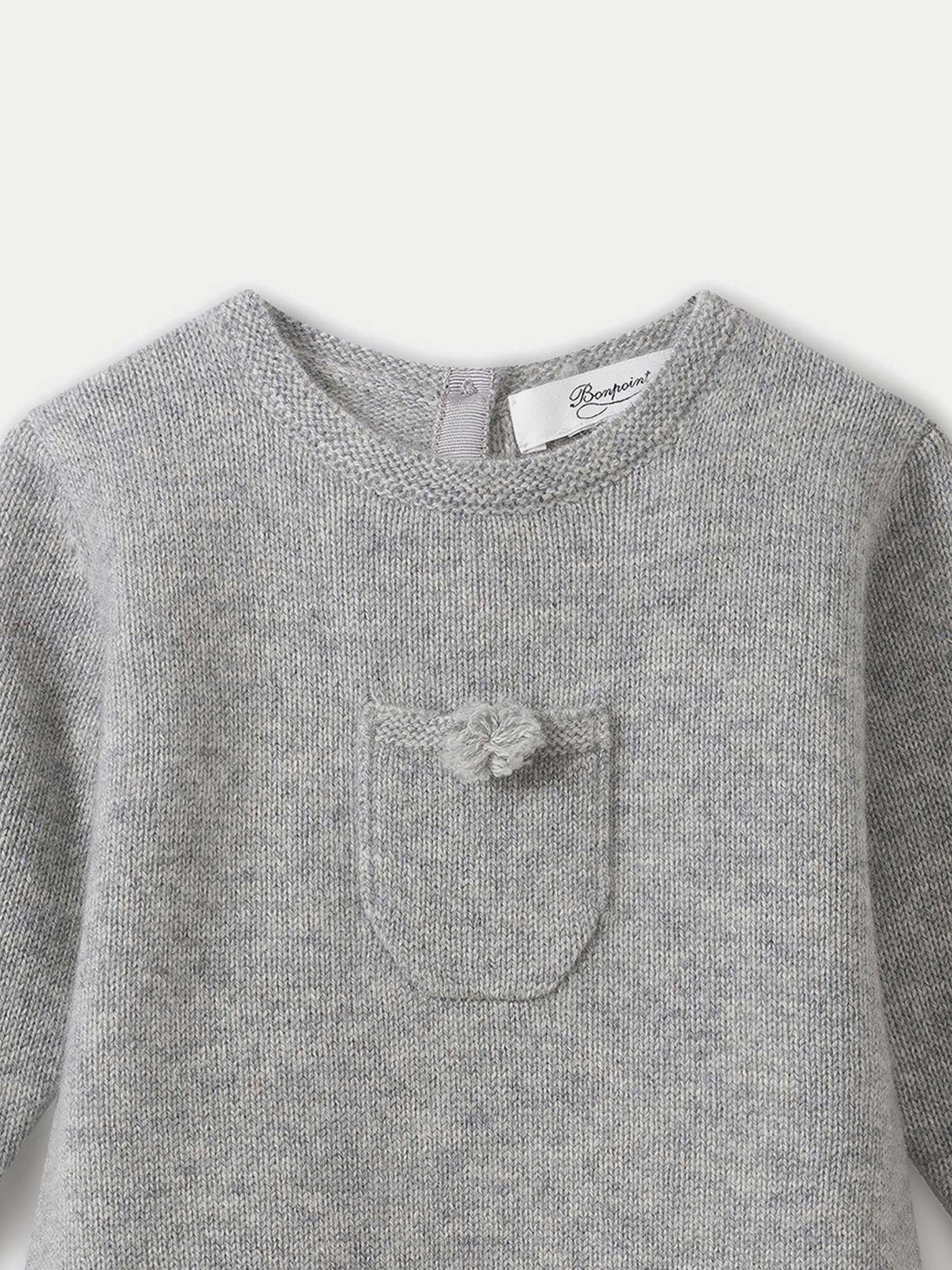 Babies' playsuit Heathered gray