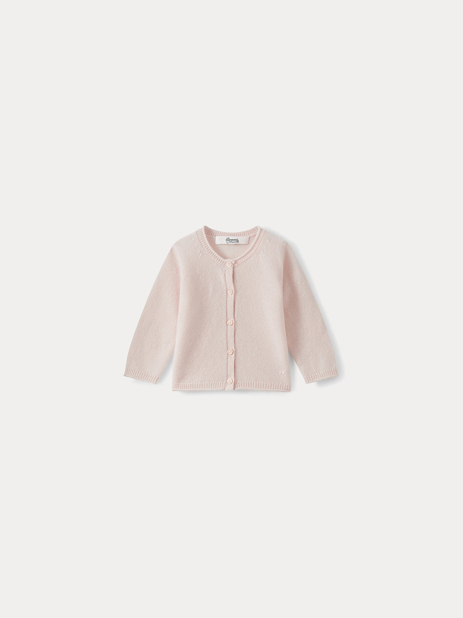 Baby pink cashmere cardigan hot sale