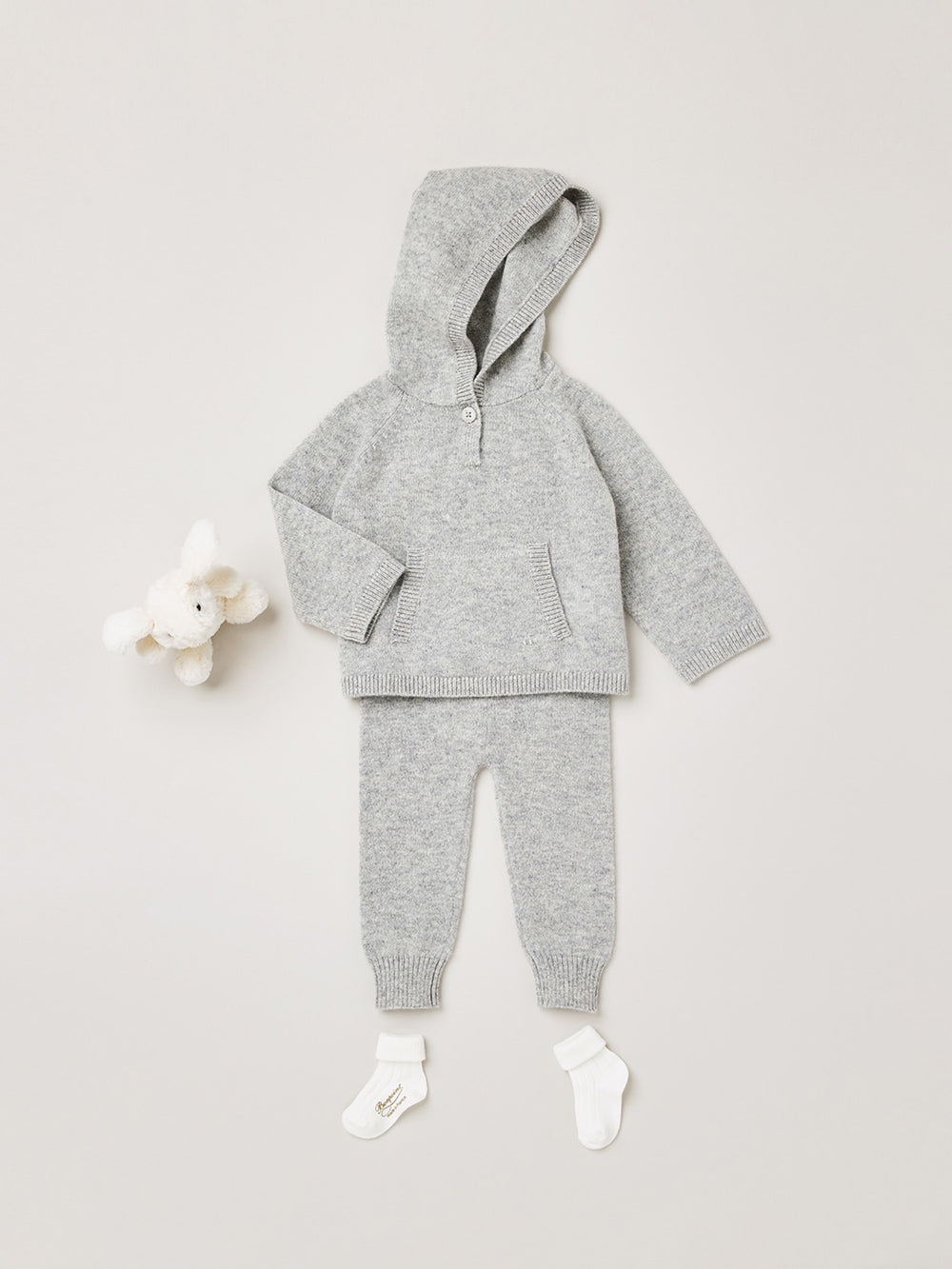 Baby Cashmere Sweater heathered gray