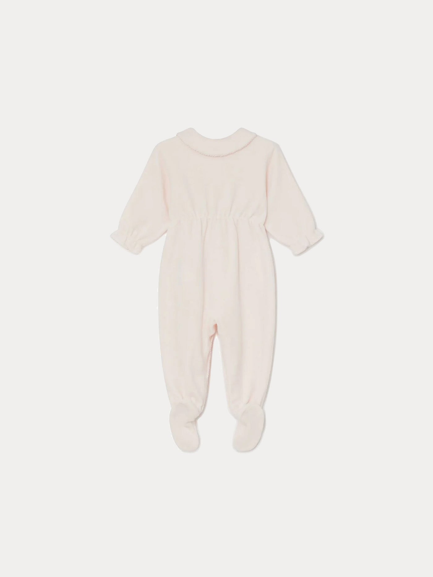 Baby round Neck Sleepsuit pale pink