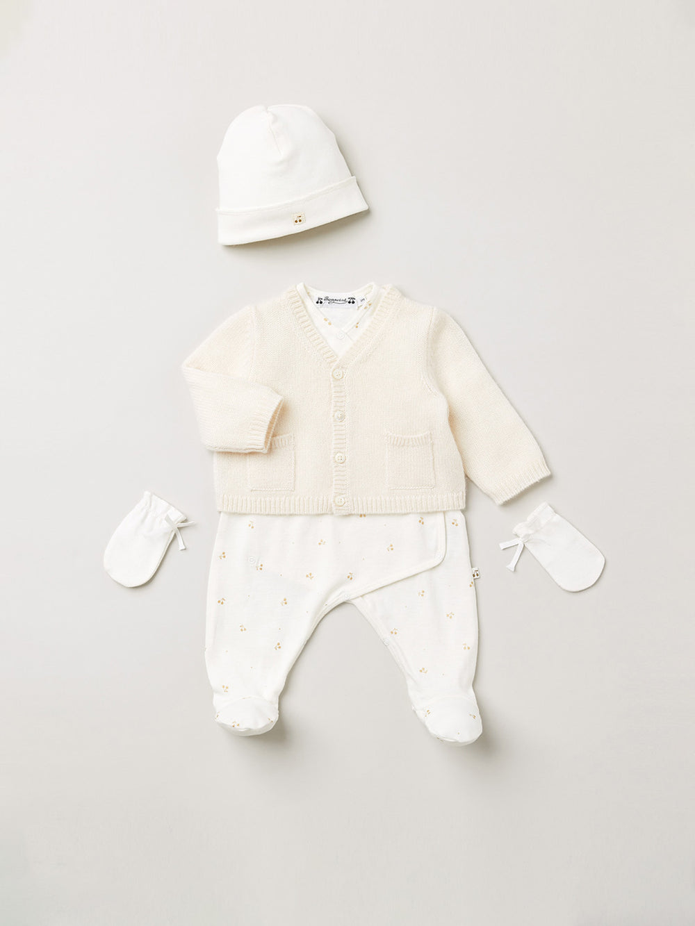 Baby Surplice Pajamas gold