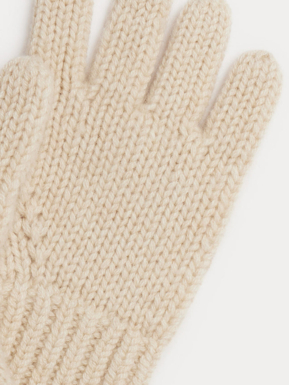 Birk Ribbed Gloves natural