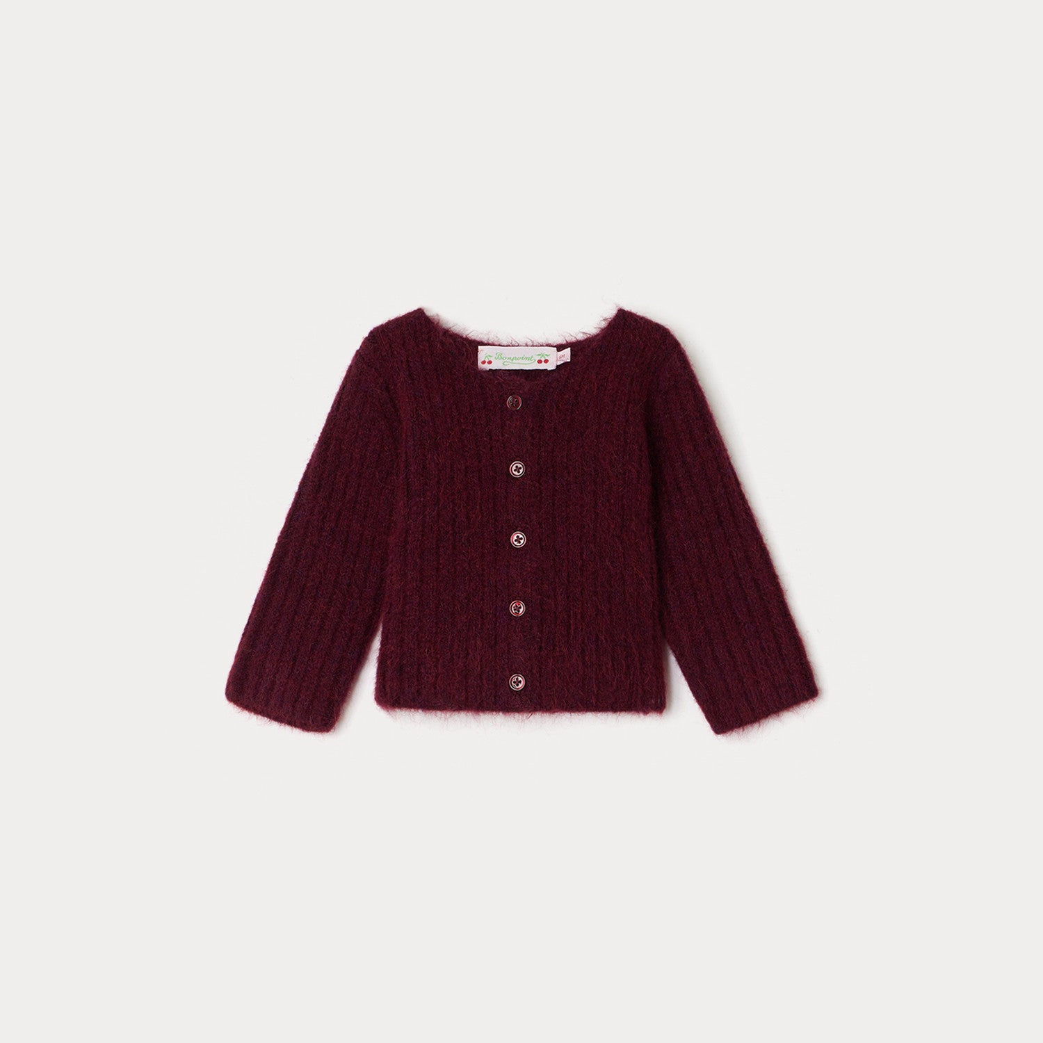 Burgundy cardigan hotsell baby girl