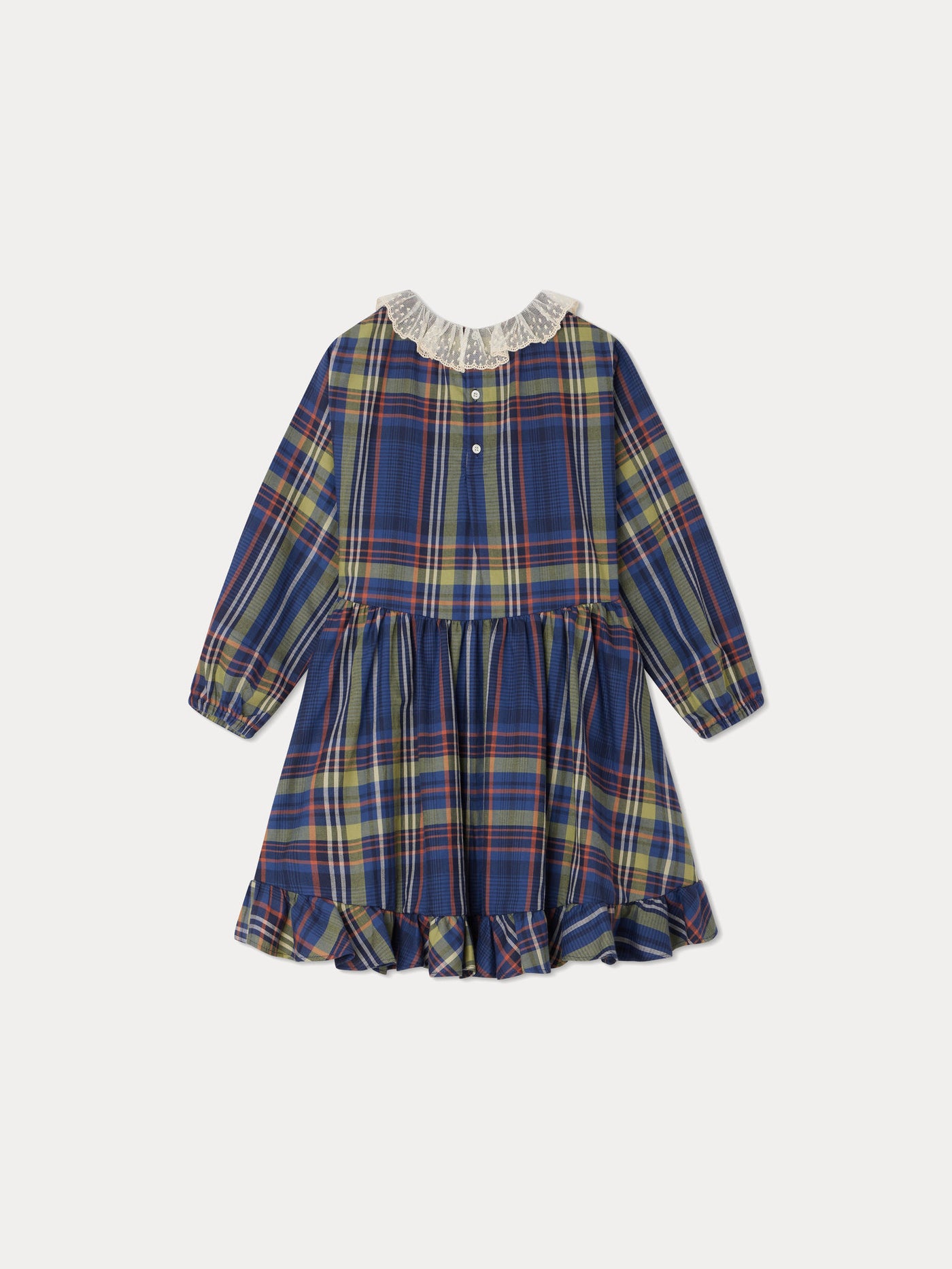 Thays Dress navy tartan