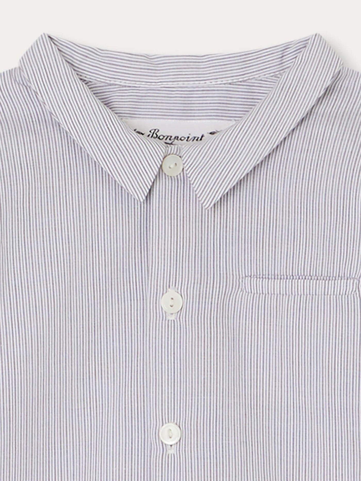 Boubou Shirt grey stripes